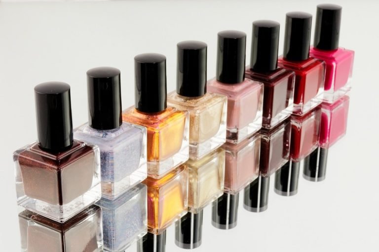 showcase of nail polish